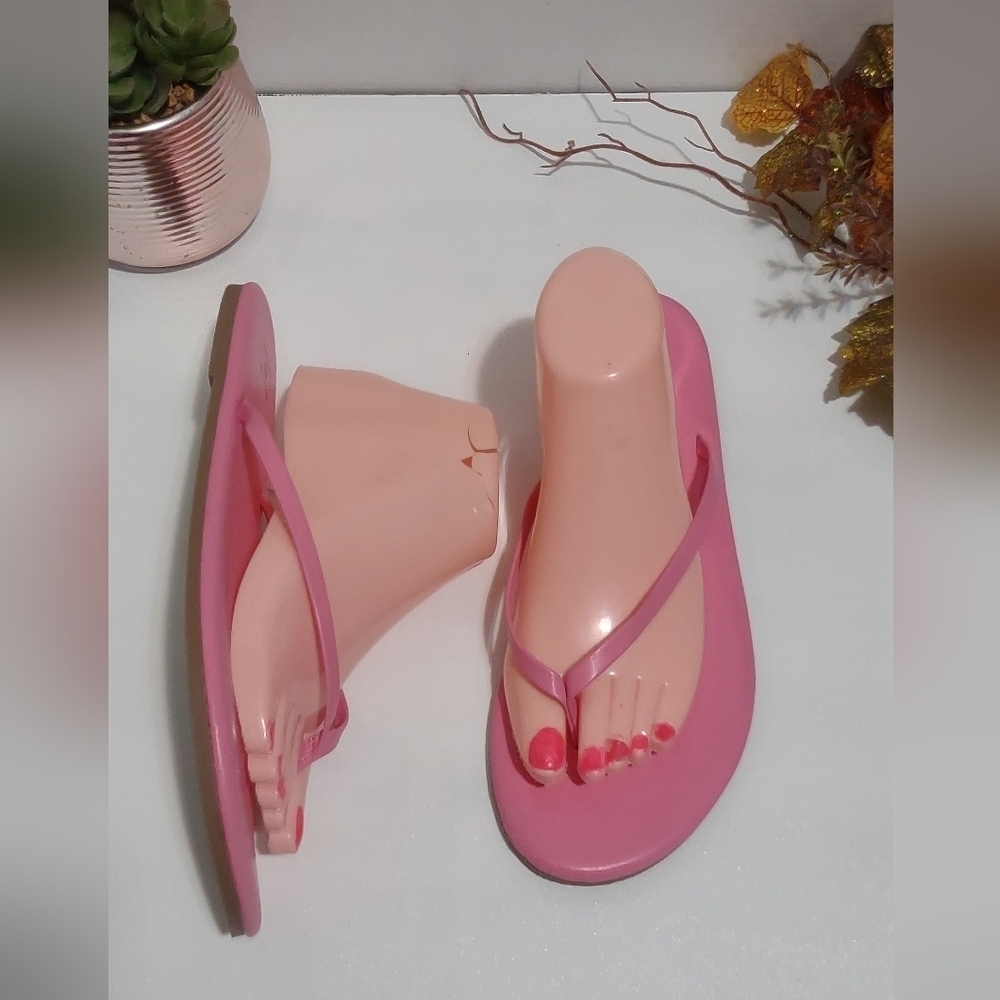 Shade & Shore Pink Platform Sandals